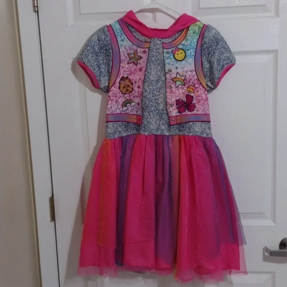 Nickelodeon Jojo Siwa costume cosplay Halloween dress girls size XL (14/16)